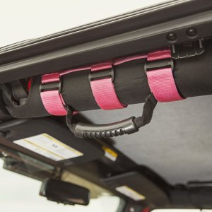 Jeep JT Grab Handles - Front - Rugged Ridge - Ultimate - Pink - `55-`20